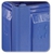 Click to swap image: MACX Pallet Bin Solid 720 Litre Blue with Black Skids